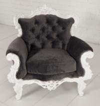 Madison Chair in Charcoal Velvet